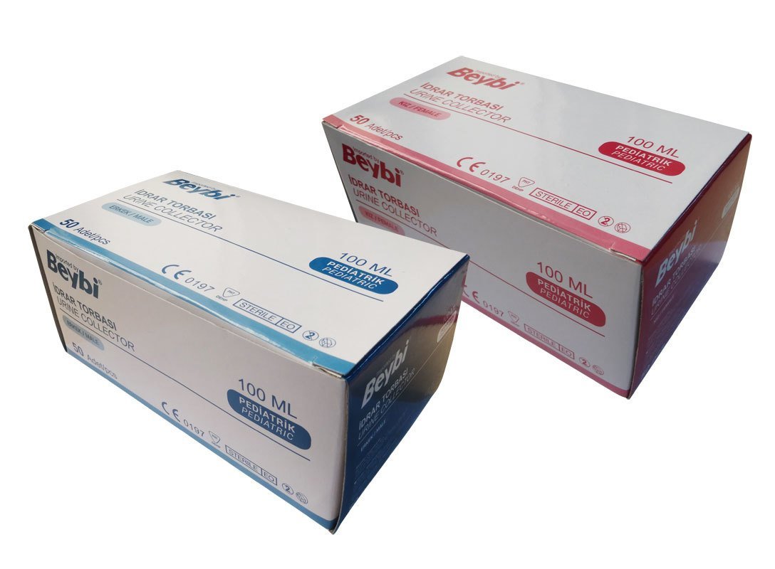 Beybi Pediatrik İdrar Torbası Kız-Erkek 1 Kutu (50 Adet)