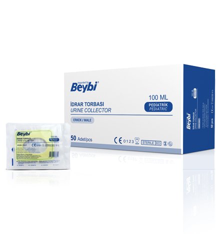 Beybi Pediatrik İdrar Torbası Kız-Erkek 1 Kutu (50 Adet)