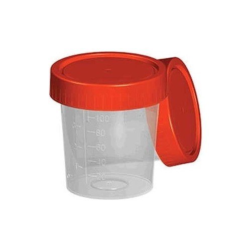 AYSET Tek Kullanımlık İdrar Numune Kabı (Non Steril) 60 ml x 100 Adet