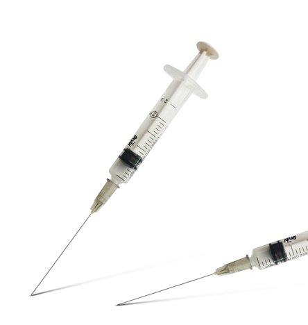 Beybi Dental Enjektör 2,5 cc-40 mm-Kısa Uç-100 Adet