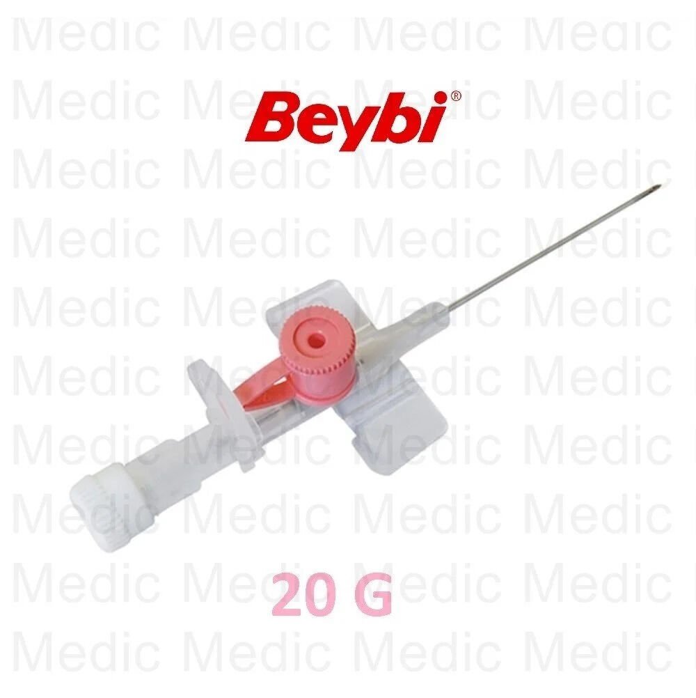Beybi Pembe İntraket-IV Kanül-Branül (1000 Adet) -1 Koli