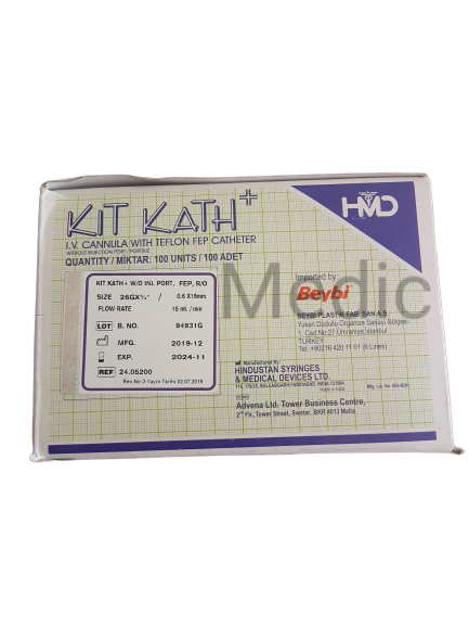 Beybi Mor İntraket - Kanül - Branül (1000 Adet) -1 Koli