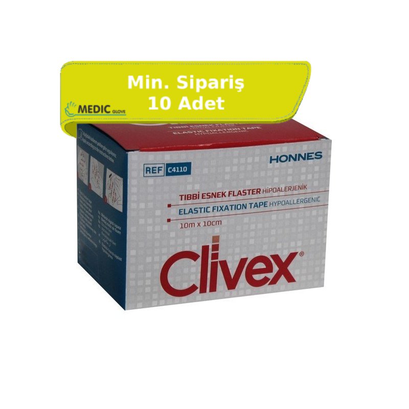 Clivex 10 cm x 10 cm Tıbbi Esnek Flaster-1’Adet