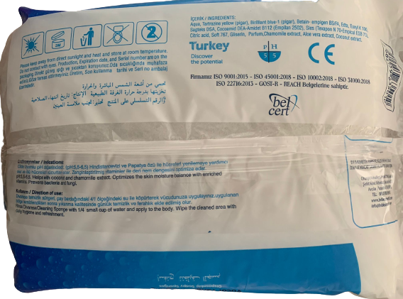 DIVARESE Vücut Temizleme Süngeri Lifi 20’li Paket