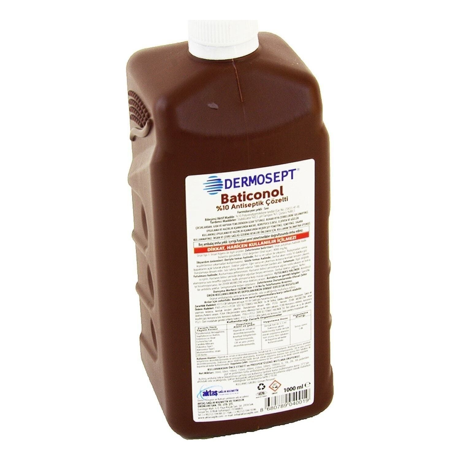 DERMOSEPT Povidon Antiseptik Solüsyon 1000 ml (Batikon)