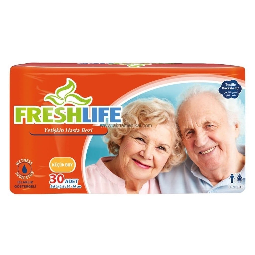 FRESHLIFE Yetişkin Hasta Bezi (Small) 4 x 30’lu Pk / Koli
