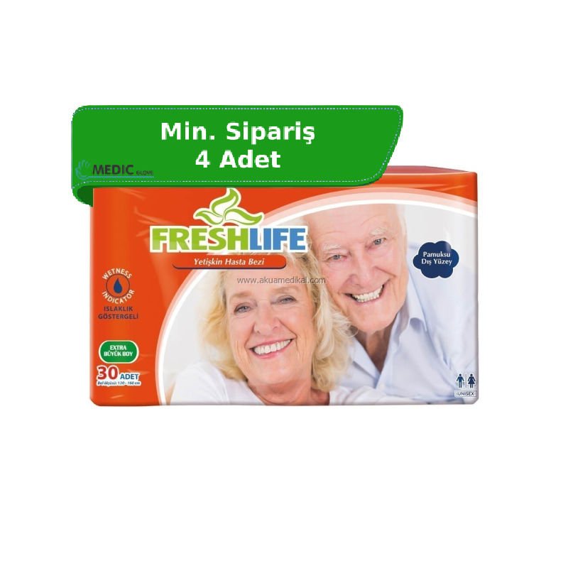 FRESHLIFE Yetişkin Hasta Bezi (XL) 30’lu Paket