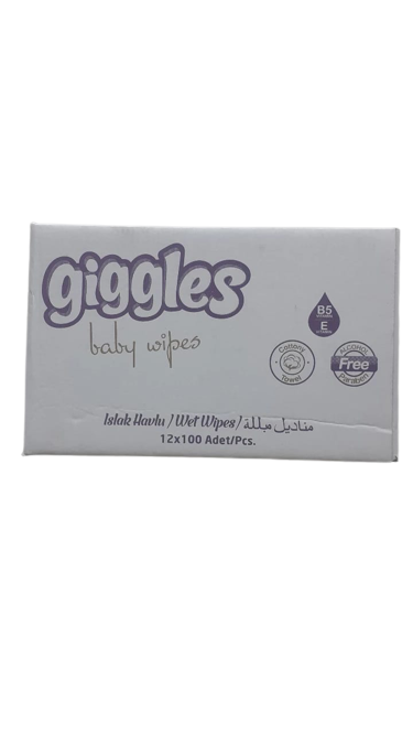 Giggles Klasik Islak Havlu 100’lü x 12 Paket (1200 Adet Islak Mendil)
