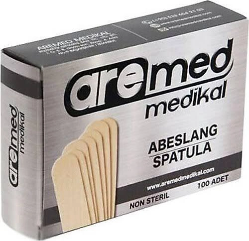 aremed  Abeslang & Tahta Dil Basacağı & Spatula 100’lü Paket
