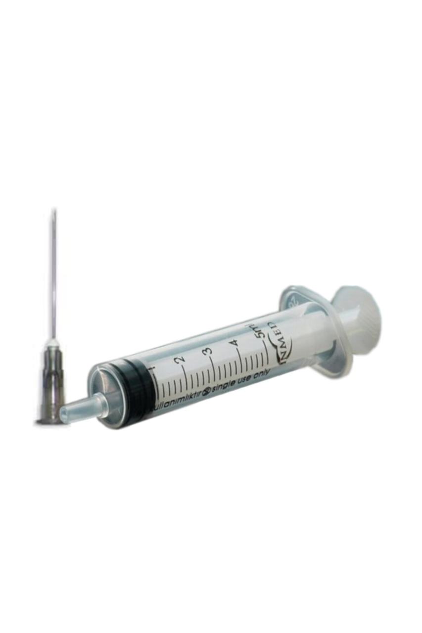 İNMED 2 cc Dental Luerlock 40 mm x 40 mm Kısa Uçlu Enjektör Şırınga 1000 Adet