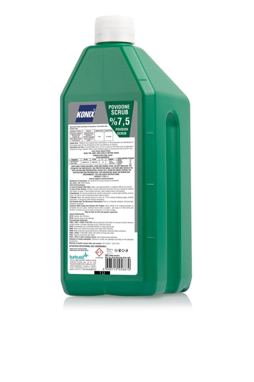 KONIX Scrub El Yıkama Sabunlu Dezenfektan 1000 ml