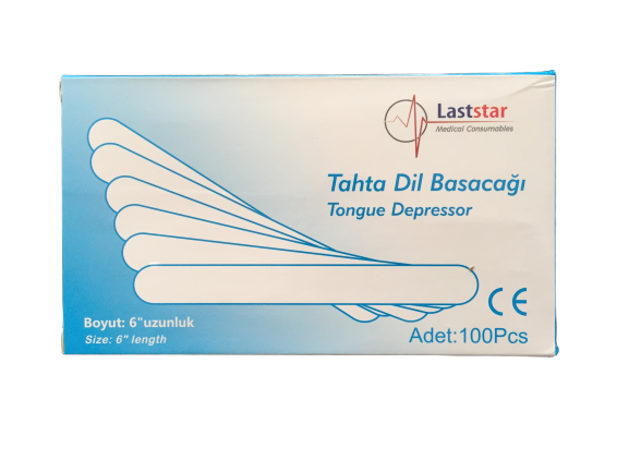 Laststar (Huş) Abeslang & Tahta Dil Basacağı & Spatula 100’lü Paket