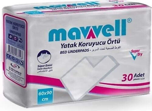 mavvell Yatak Koruyucu Alez Örtü 60 x 90 - 180 Adet / Koli