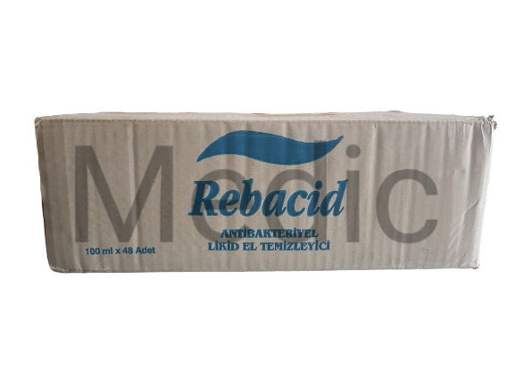 Rebacid Antibakteriyel Likit El Dezenfektanı 48 Adet x 100 ml