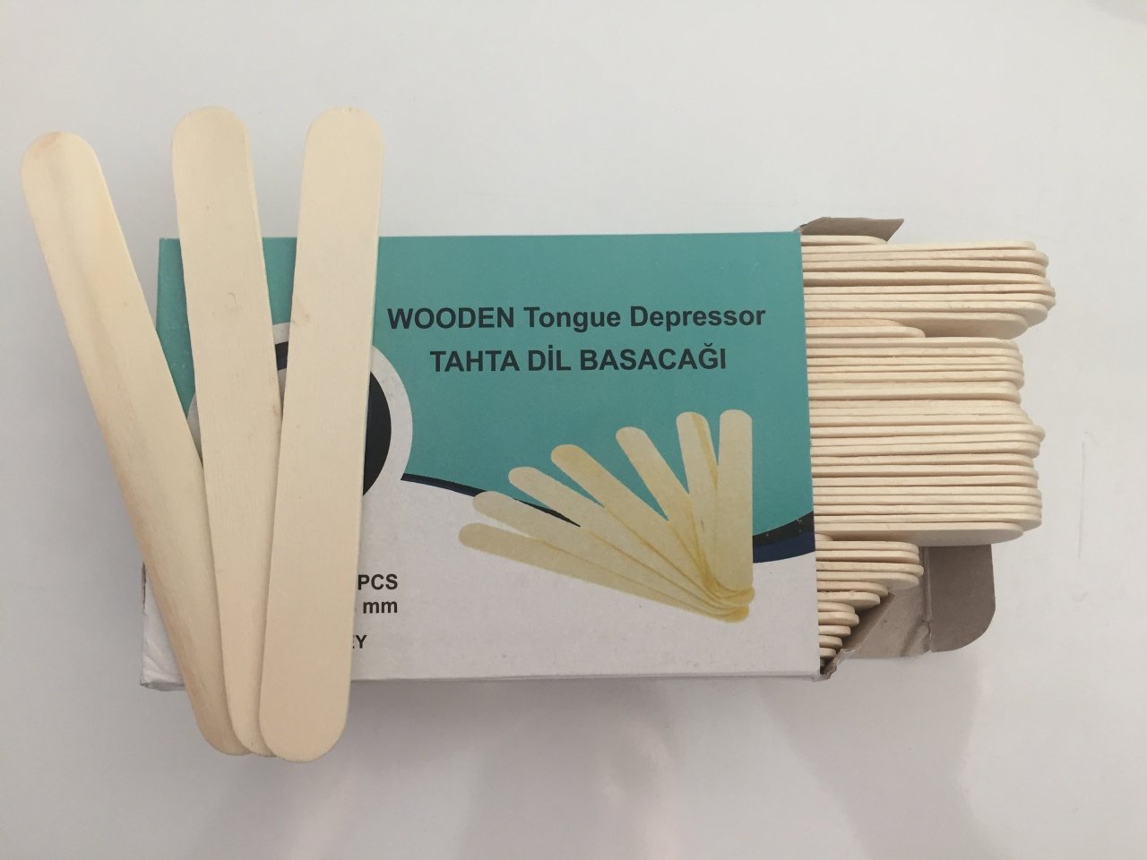 SAFMED Abeslang & Tahta Dil Basacağı & Spatula 50 PK-1 Koli