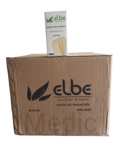 elbe (Maun) Abeslang & Tahta Dil Basacağı & Spatula 50 Pk-1 Koli