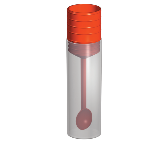 Gaita Kaşıklı Toplama Kabı 15 ml / Stool Collection Container with Spoon 15 ml