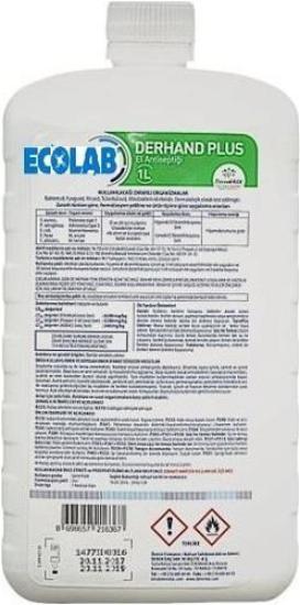 Derhand Plus El Dezenfektanı Antiseptik Solüsyon 1 Lt