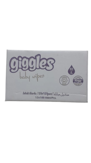 Giggles Klasik Islak Havlu 100’lü x 12 Paket (1200 Adet Islak Mendil)