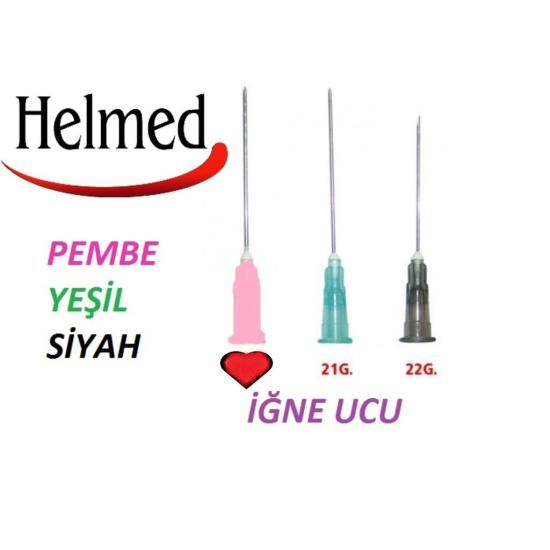 Steril İğne Uçları Pembe-Yeşil-Siyah Steril İğne Uçları Pembe-Yeşil-Siyah 100’lü Paket