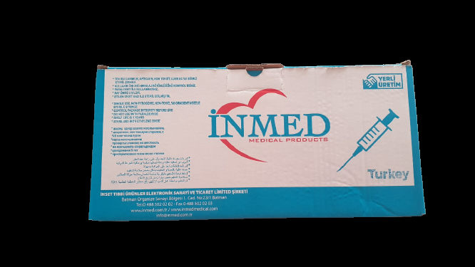 İNMED 2 cc Dental Luerlock 40 mm x 50 mm Uzun Uçlu Enjektör Şırınga 1000 Adet