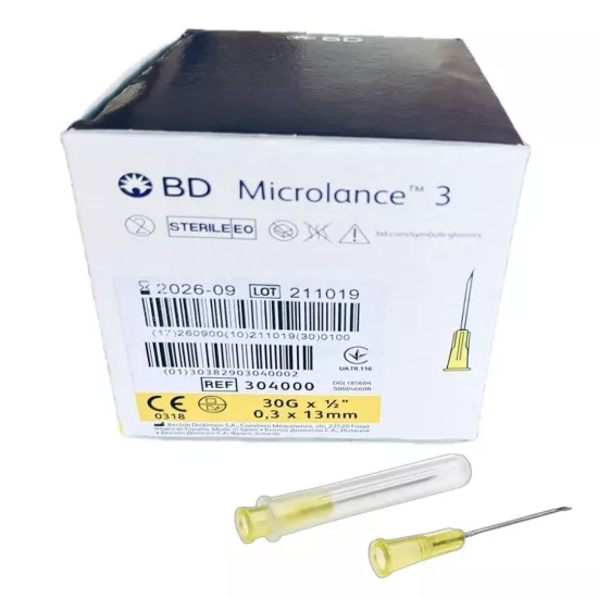 BD Microlance İğne Ucu 30G 0,3 x 13 mm x 5000 Adet / Koli