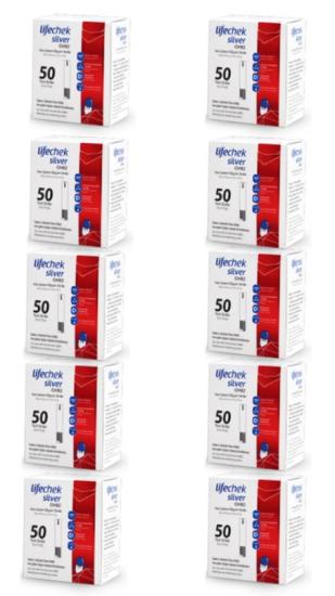 lifechek Silver GH82 Kan Şekeri Ölçüm Stribi - 10’lu Kutu - 500 Adet