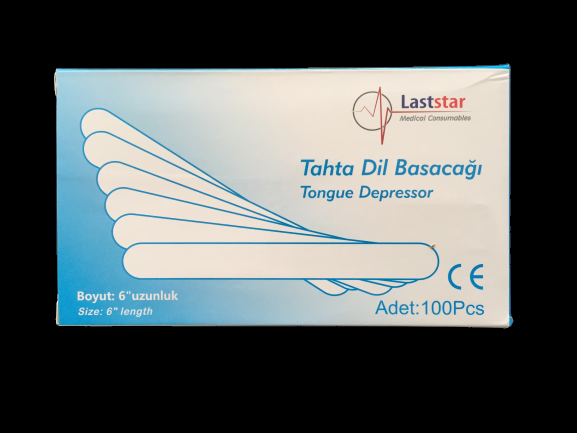 Laststar (Huş) Abeslang & Tahta Dil Basacağı & Spatula 100’lü Paket
