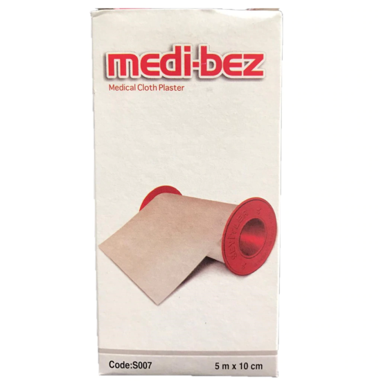 medi-bez 5 m x 10 cm Tıbbi Bez Flaster & Elastik Sabitleme Bandı