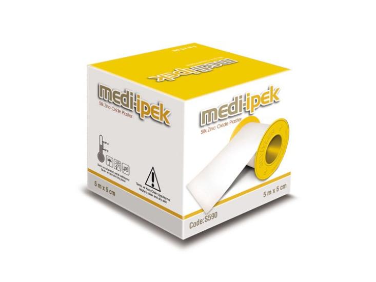 medi-ipek 5 cm x 5 m Fix Flaster Sabitleme Bandı-100 Adet / Koli