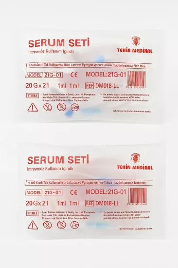 TEKİN MEDİKAL Serum Seti (Kilitli-Luer Lock) - İnfüzyon Seti 500 Adet / Koli