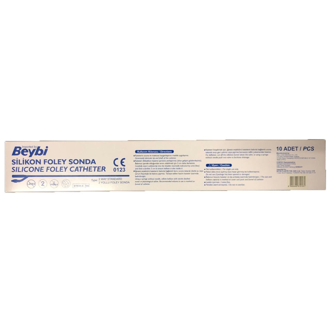 Beybi Silikon Foley Sonda (No:20 - Sarı)