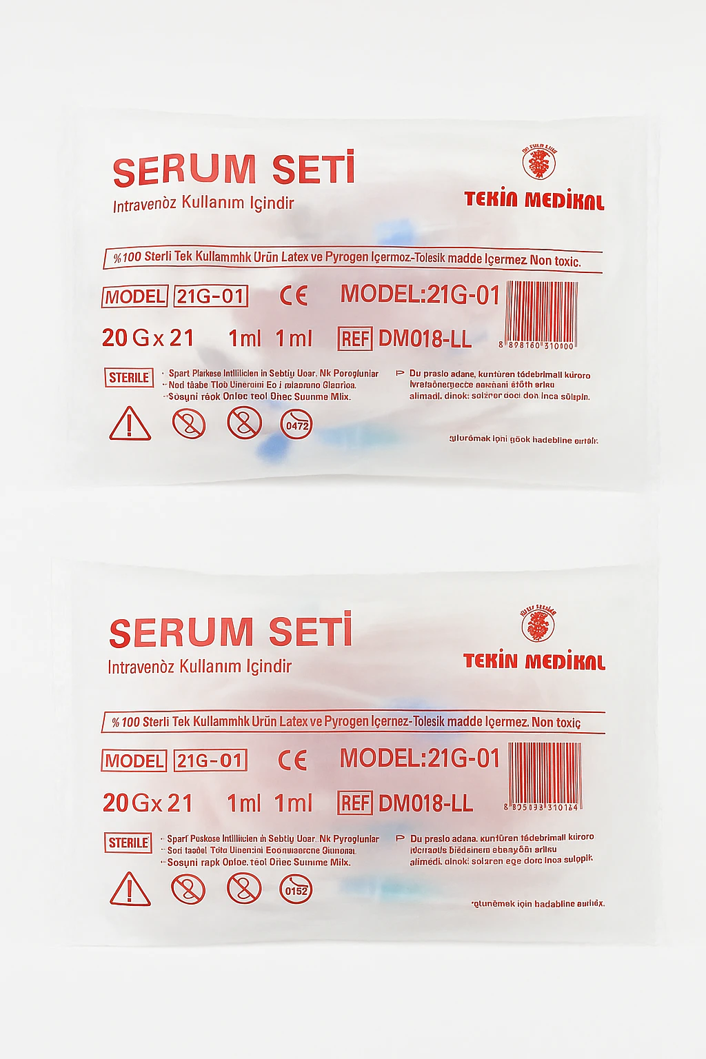 TEKİN MEDİKAL Serum Seti (Kilitli-Luer Lock) - İnfüzyon Seti