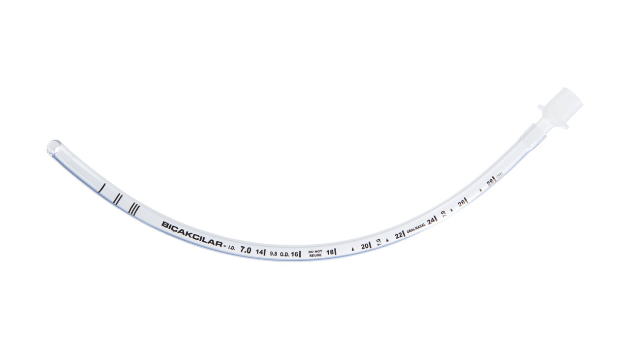 Trakeostomi Tüpü (Kanülü) Kaflı Balonlu 7.0 mm 1-Adet